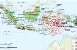 Indonesia ban bố cảnh báo sóng thần sau trận động đất 7,5 độ ríchte