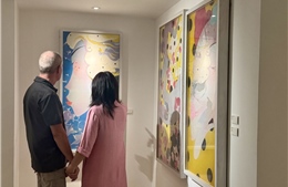 &#39;Lụa là&#39; - nơi ánh sáng và cảm xúc hóa thân trong tranh Bùi Tiến Tuấn