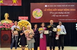 Giải thưởng Hội Nhà văn TP Hồ Chí Minh 2025: Tôn vinh những lối đi riêng trong sáng tạo