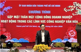 Bí thư Thành ủy TP Hồ Chí Minh gặp gỡ cộng đồng công nghiệp văn hóa