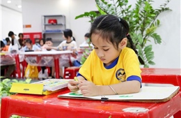 Thiếu nhi TP Hồ Chí Minh vẽ tranh về Bác Tôn
