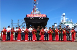 Bộ Tư lệnh Cảnh sát biển Việt Nam hạ thủy hai tàu lai dắt STU 1606 