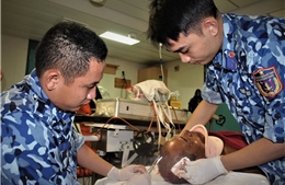 Bộ Tư lệnh Vùng Cảnh sát biển 3 cấp cứu ngư dân bị tai nạn trên biển