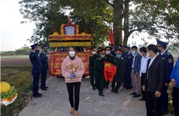 Lễ cải táng hài cốt liệt sĩ Cảnh sát biển Phạm Văn Huy
