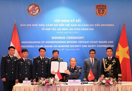 Ký kết Bản ghi nhớ giữa Cảnh sát biển Việt Nam và Cảnh sát biển Indonesia