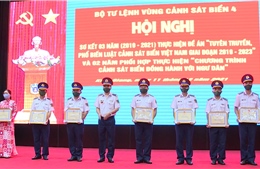 BTL Vùng Cảnh sát biển 4 sơ kết 3 năm thực hiện Đề án Tuyên truyền, phổ biến Luật Cảnh sát biển Việt Nam 