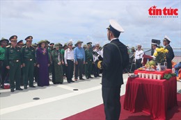 Lễ tưởng niệm các cán bộ, chiến sỹ Hải quân đã hy sinh vì chủ quyền biển đảo của Tổ quốc