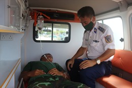 Vùng Cảnh sát biển 4 cấp cứu kịp thời quân nhân bị viêm ruột thừa cấp