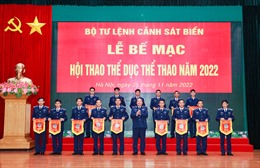 BTL Cảnh sát biển bế mạc Hội thao thể dục thể thao năm 2022 