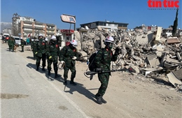 Lực lượng cứu nạn Quân đội tìm thấy 2 vị trí có dấu hiệu sự sống tại Thổ Nhĩ Kỳ 