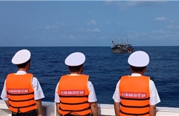Bộ Tư lệnh Vùng 4 Hải quân tích cực tìm kiếm ngư dân trên tàu cá PY 96239 TS mất tích trên biển