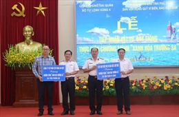 BTL Vùng 4 Hải quân tiếp nhận 20.000 cây xanh được tỉnh Phú Thọ tặng Trường Sa