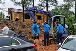 Diễn biến mới nhất về vụ sạt lở đất tại Sóc Sơn 