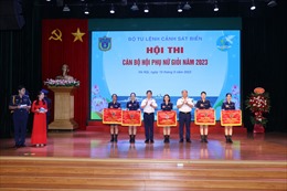 Bế mạc Hội thi cán bộ Hội phụ nữ giỏi Bộ Tư lệnh Cảnh sát biển năm 2023