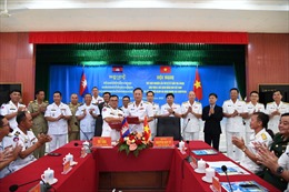 Hải quân Việt Nam - Campuchia rút kinh nghiệm tuần tra chung lần thứ 32