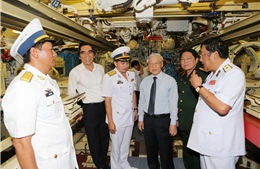 Bộ đội Hải quân khắc ghi lời dạy của Tổng Bí thư Nguyễn Phú Trọng