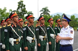 Chính ủy Cảnh sát biển thăm và động viên lực lượng luyện tập diễu binh, diễu hành A80