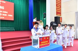 Lữ đoàn 125 Hải quân phát động ủng hộ nhân dân Cuba
