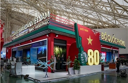 Bộ Quốc phòng mang tới Triển lãm &#39;80 năm hành trình Độc lập - Tự do - Hạnh phúc&#39; không gian hấp dẫn
