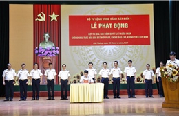Vùng Cảnh sát biển 1 phát động thi đua cao điểm chống khai thác IUU