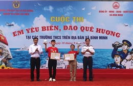Sôi nổi cuộc thi ‘Em yêu biển đảo quê hương’