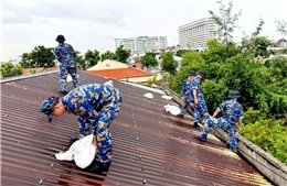 Bộ Tư lệnh Hải quân chỉ đạo các đơn vị chủ động phòng chống bão số 11