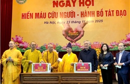 Ngày hội ‘Hiến máu cứu người - Hành Bồ Tát đạo’, hướng đến đồng bào miền Trung