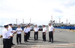 Lực lượng Hải quân khẩn trương triển khai công tác phòng chống bão Kalmaegi