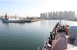 Tàu 015 - Trần Hưng Đạo của Hải quân Việt Nam thăm, giao lưu với Hải quân Trung Quốc