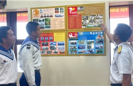 Giữa biển khơi những trái tim người lính luôn hướng về Đại hội XIV của Đảng