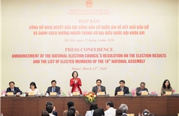 Tỷ lệ đại biểu Quốc hội dự kiến hoạt động chuyên trách trúng cử cao nhất từ trước đến nay