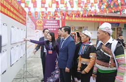 Tính đến 14 giờ 30 phút đã có khoảng 61,76 triệu cử tri tham gia bỏ phiếu, đạt hơn 80% 