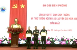 Bế mạc Hội thi báo cáo viên giỏi cấp Bộ Tư lệnh BĐBP năm 2026