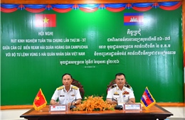 Hải quân Việt Nam và Hải quân Hoàng gia Campuchia rút kinh nghiệm tuần tra chung lần thứ 36, 37