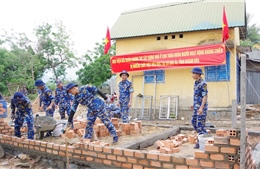 Lực lượng Hải quân chung tay xây dựng nhà ở cho gia đình chính sách