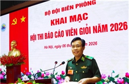 Hội thi báo cáo viên giỏi cấp Bộ Tư lệnh Bộ đội Biên phòng