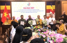 Tác phẩm 'Dấu ấn Phật giáo đồng hành cùng dân tộc' đạt giải đặc biệt Giải báo chí Phật giáo 