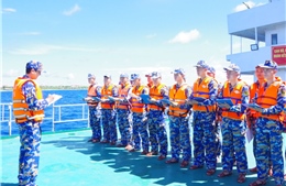 Tàu Hải quân 936 hoàn thành tốt nhiệm vụ huấn luyện đi biển đường dài