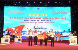 Đội Bạch Long Vĩ giành giải Nhất cuộc thi cấp khu vực ‘Em yêu biển đảo quê hương’