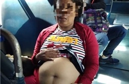 Người phụ nữ giả sắp sinh để lợi dụng lòng tốt người đi xe buýt