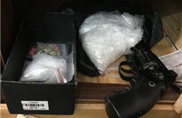 Triệt phá đường dây mua bán trái phép chất ma túy có trang bị súng ngắn