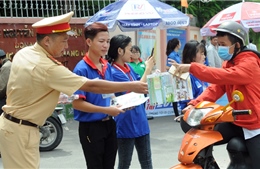TP Hồ Chí Minh: CSGT ra quân đảm bảo an ninh trật tự kỳ thi tốt nghiệp THPT 