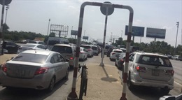 Trạm thu phí Long Phước bị lập biên bản vì không xả trạm khi ùn tắc kéo dài