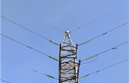 TP Hồ Chí Minh: Một người phụ nữ đang 'cố thủ' trên trụ điện cao thế