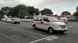 Bộ Quốc phòng bàn giao 30 xe cấp cứu cho TP Hồ Chí Minh chống dịch