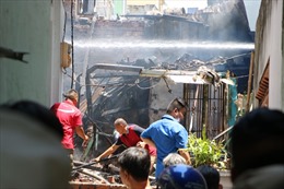 TP Hồ Chí Minh: Cháy nhà trong hẻm khiến dân cư hoảng loạn