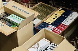 TP Hồ Chí Minh: Công an Quận 5 thu giữ hơn 3.000 bao thuốc lá ngoại nhập lậu các loại