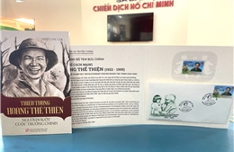 Giới thiệu bộ tem và sách nhân kỷ niệm 100 năm ngày sinh Thiếu tướng Hoàng Thế Thiện