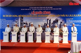 Khởi công dự án kết nối TP Hồ Chí Minh với tỉnh Long An