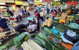TP Hồ Chí Minh: Chợ lá dong hơn nửa thế kỷ nhộn nhịp những ngày giáp Tết